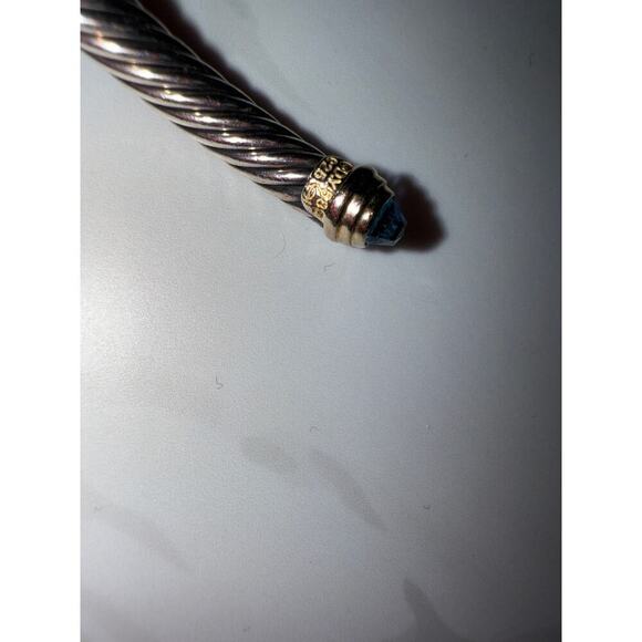 David Yurman Sterling Silver with Gold Accents Bracelet - Picture 4 of 5